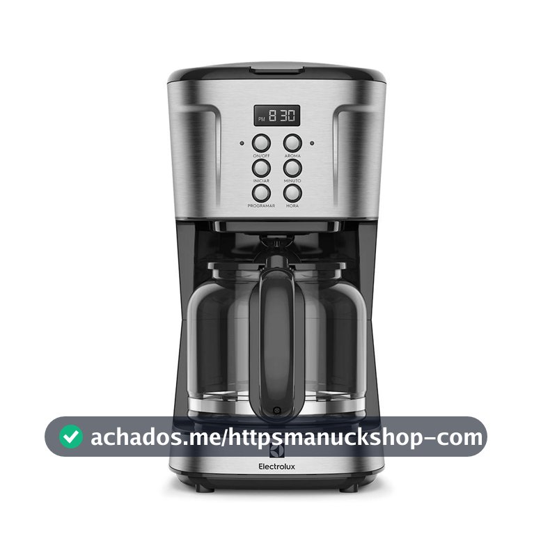 Cafeteira Elétrica Electrolux Digital 38 Xícaras Experience Programável com Timer Cor Inox (ECM30)