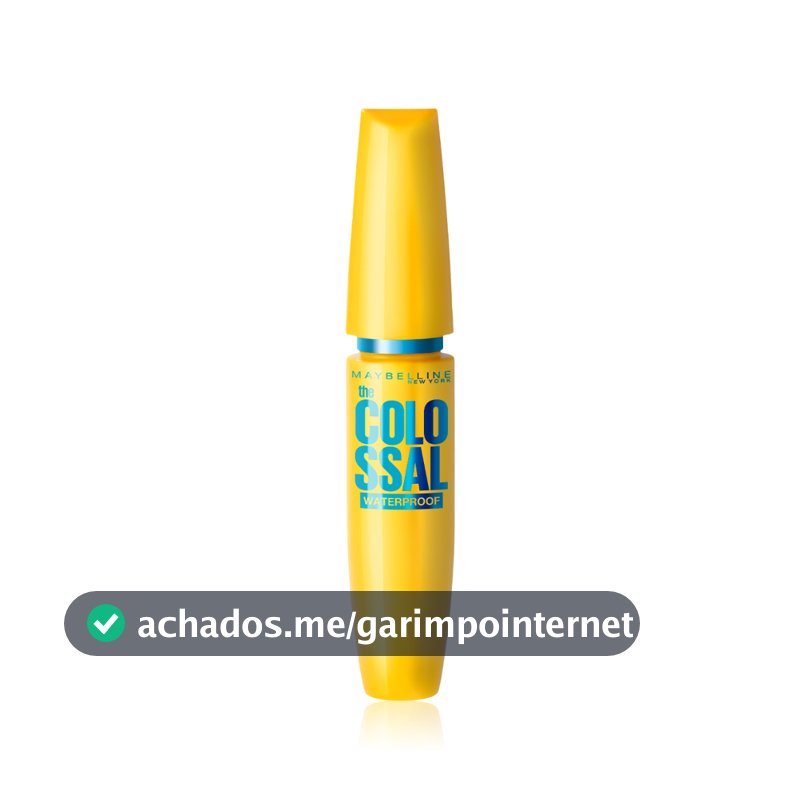 Máscara de Cílios À Prova d'Água Longa Duração 9x Mais Volume Cor Preto, The Colossal Volum' Express Maybelline NY, 8ml