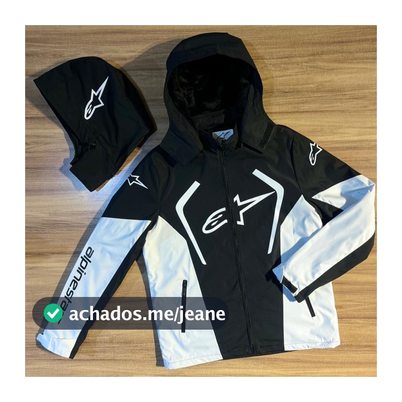 Jaqueta Alpi Masculina Importada Jaco Forrado Capuz Removível Alpines