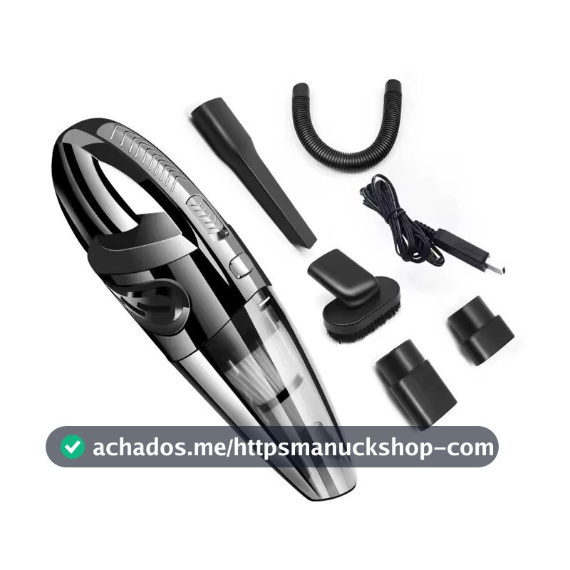Aspirador de Pó Portátil Sem Fio 70W Bateria HEPA USB Oásis OIH-2905