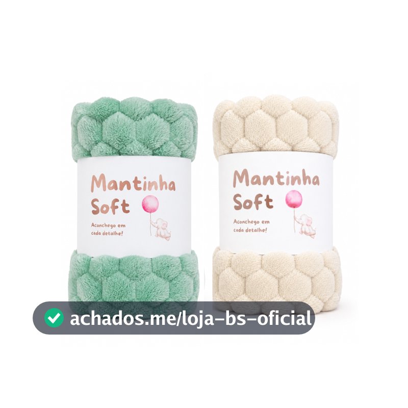 Kit 02 Mantas Cobertor Bebe Tartaruguinha Macia Quentinha Inverno