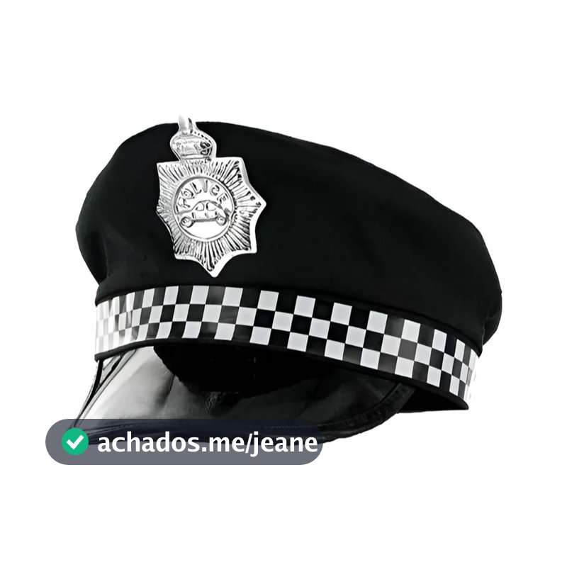Chapéu Quepe Policial Carnaval Festas Fantasia Halloween Despedida de Solteiro Cosplay