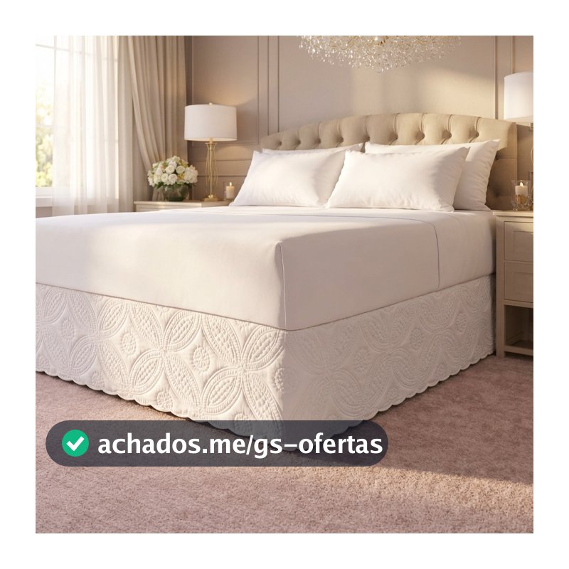 Saia Box Marie Microfibra Padrão Casal Queen King Cama Box Decoração Elegante Quarto Sofisticado