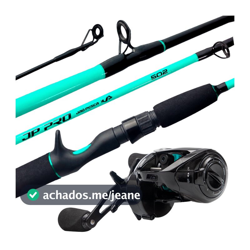 Kit Vara Carretilha JP PRO Acqua 10-25lbs + Carretilha Crobat Maruri Acqua