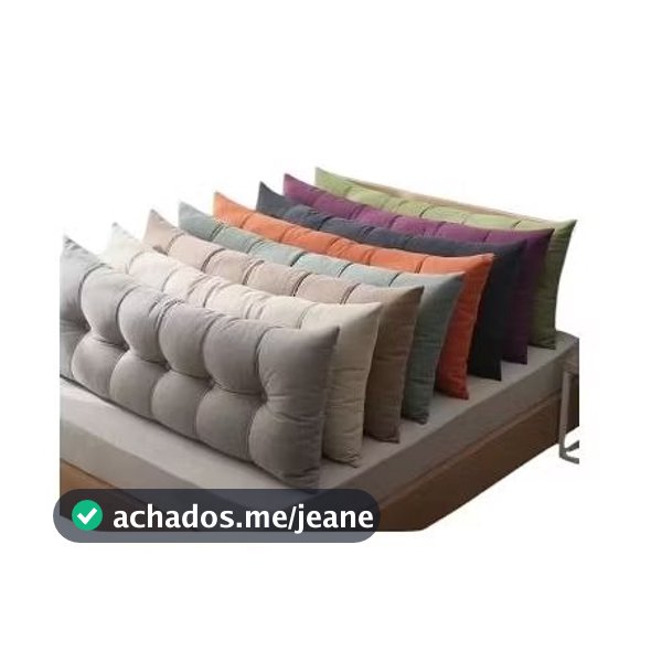 promoção Almofada cabiceira cama casal várias cores com 1 kg