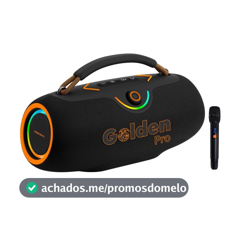 Caixa De Som Com Microfone 350w Power Box 11 Ipx6 - 127/220v