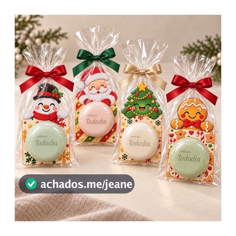 24 Unidades Cartão Natalino para Lembrancinha de Natal | 4 Modelos