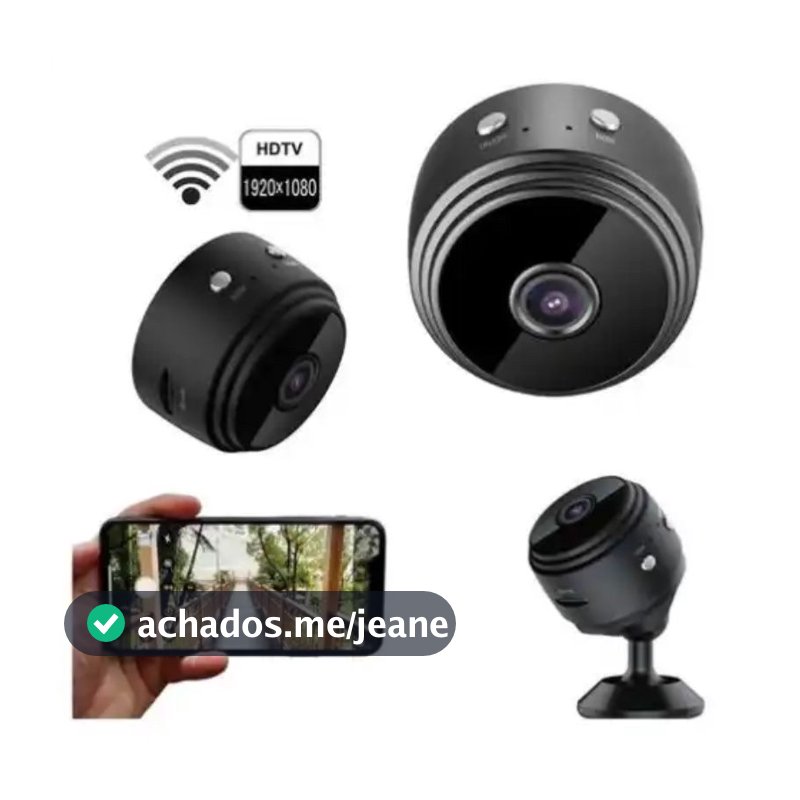 Novo A9 HD Mini com visão noturna Wifi Câmera 1080P Vigilância