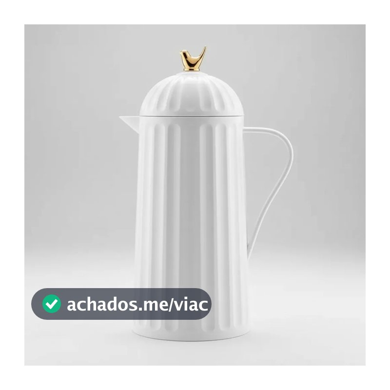 Garrafa Térmica 1L Wolff Bird para Café Chá Água Quente e Fria Tampa Rosca