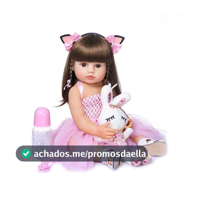 Bebê Reborn Boneca Realista Bailarina Em Silicone Pode Dar Banho Promoção