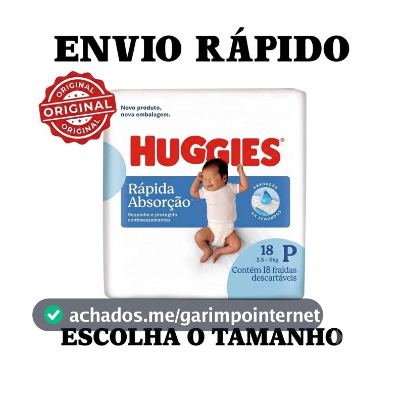 Fralda Descartavel Bebe Cha De Fralda Economy Fraldas Promoção Escolha seu tamanho P/M/G/XG/XXG