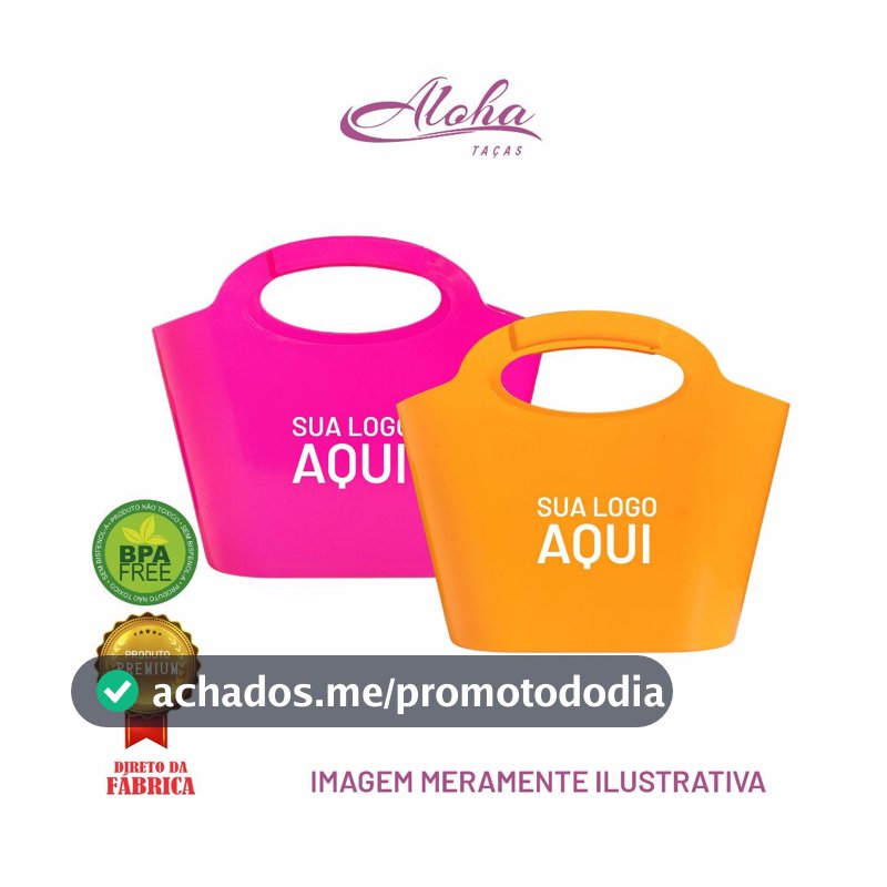 Kit 15 Bolsas Cooler 11 Litros Personalizadas - Balde de Gelo Bolsa Praia Piscina Cesta  Ice Bag Bolsa multiuso- Aloha