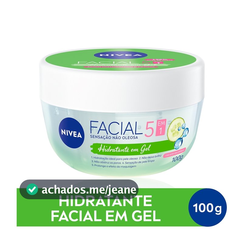 Gel Hidratante Facial NIVEA Pote 100g