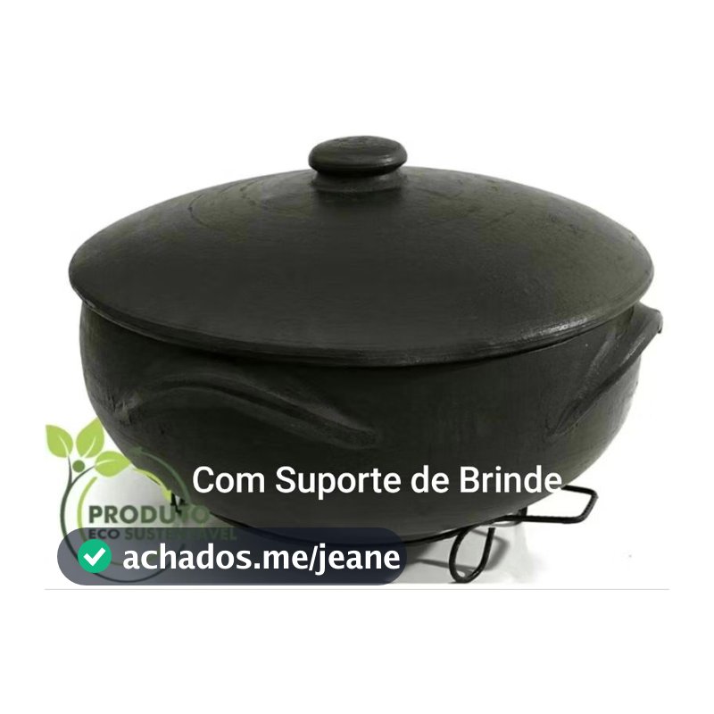 Panela Barro Capixaba N7 e Suporte Brinde.