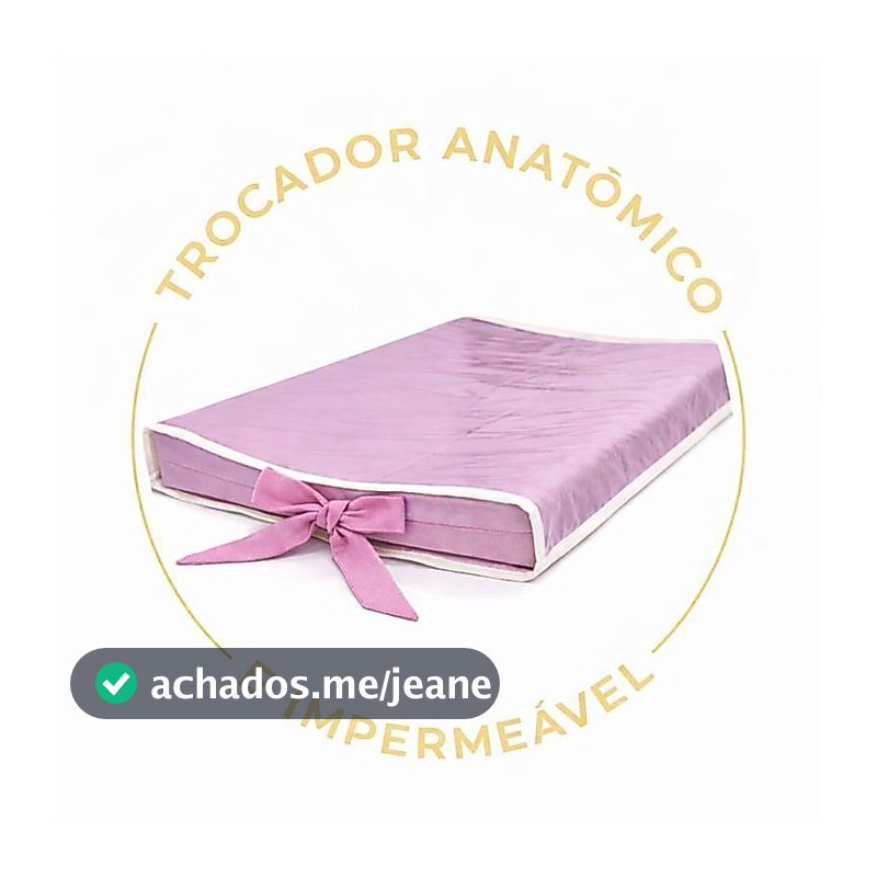 TROCADOR DE BEBÊ IMPERMEÁVEL ANATÔMICO AMERICANO DE CÔMODA - PLASTIFICADO - MENINO E MENINA - DETALHE LAÇO - UNISSEX