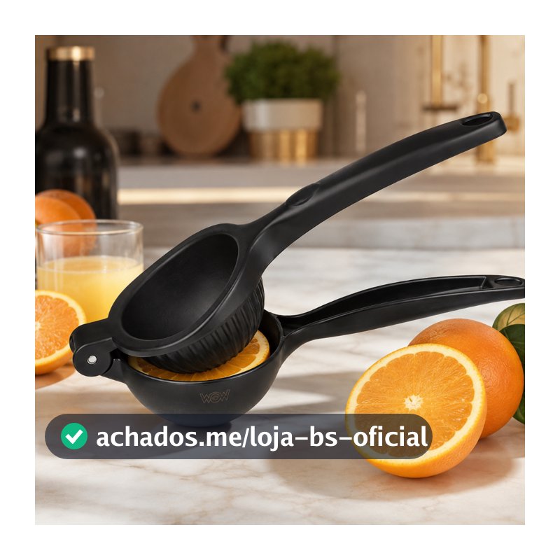 Espremedor De Limão Profissional Preto