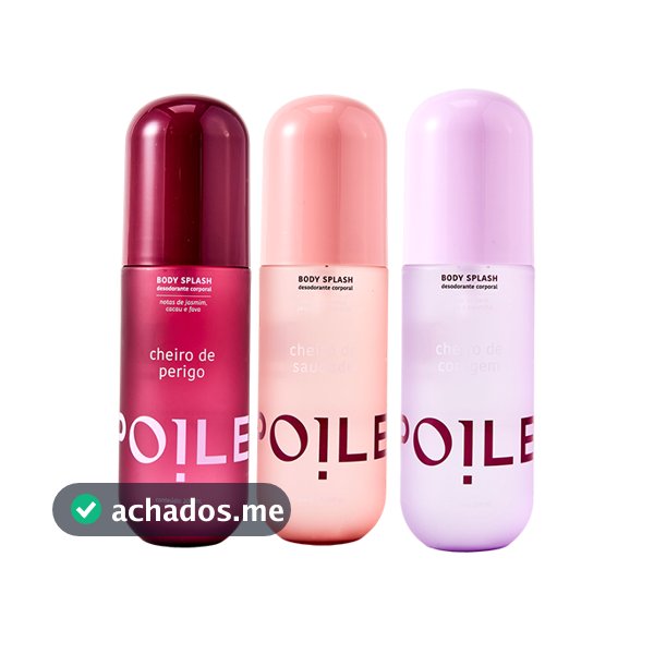 Kit Body Splash: Cheiro de Perigo, Cheiro de Saudade e Cheiro de Coragem (200ml cada) - Spoiler
