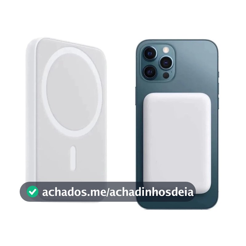 Carregador Portátil 5000Mah/10000Mah Indução Sem fio Bateria Carga