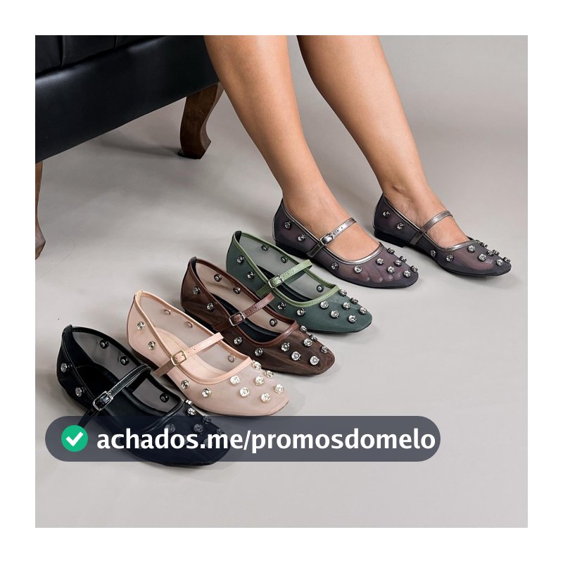 Sapatilha Feminina Tule Aplicações Leveza Conforto Estilo Sofisticado