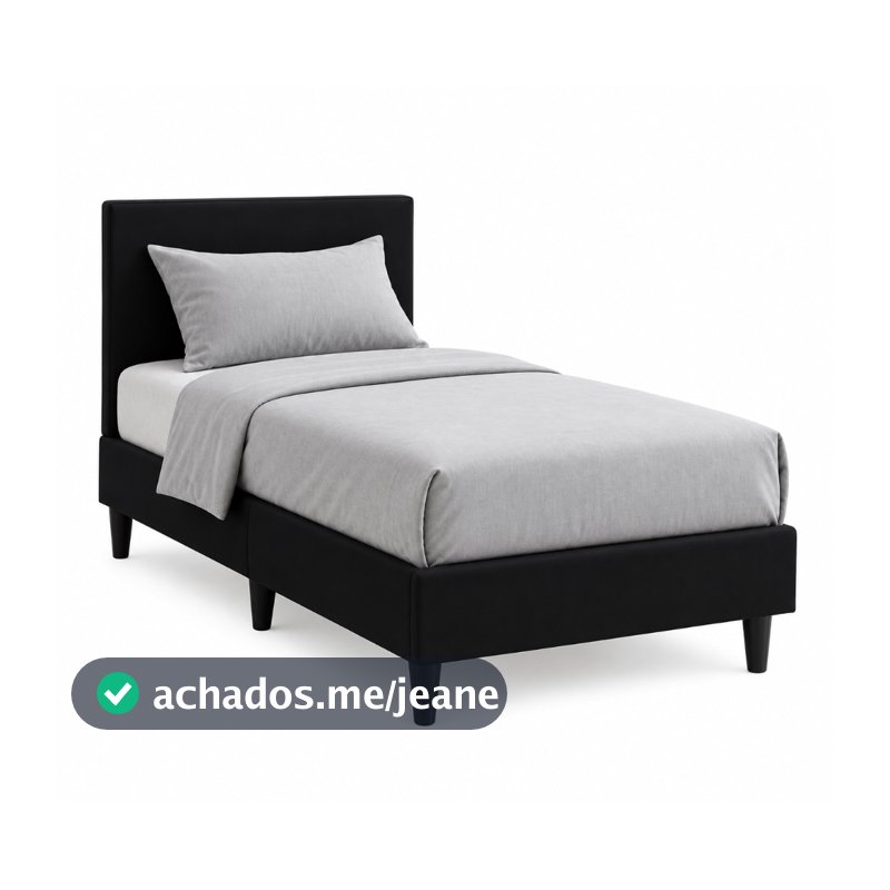 Base Cama Box Solteiro Dobravel 188x78 Diversas Cores Estrutura Reforçada