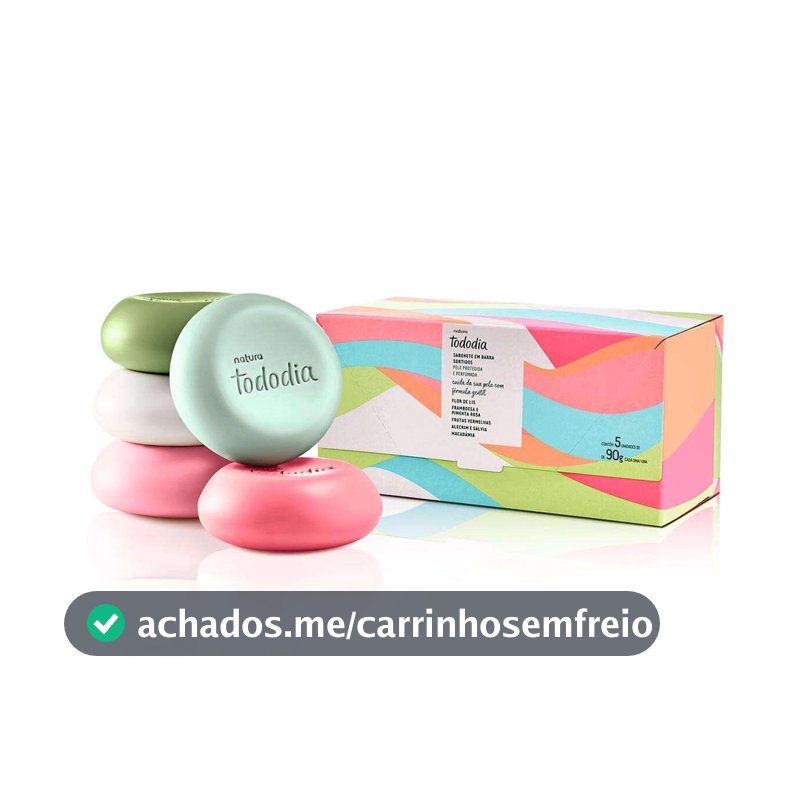Tododia Sabonete em Barra Sortidos 5X90g - Natura