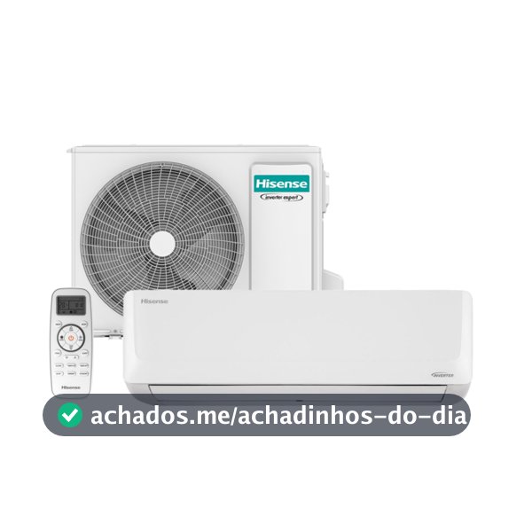 Ar Condicionado Split Inverter Hisense R-32 Hi-wall 12.000  Btus Quente e Frio Wi-fi 220v
