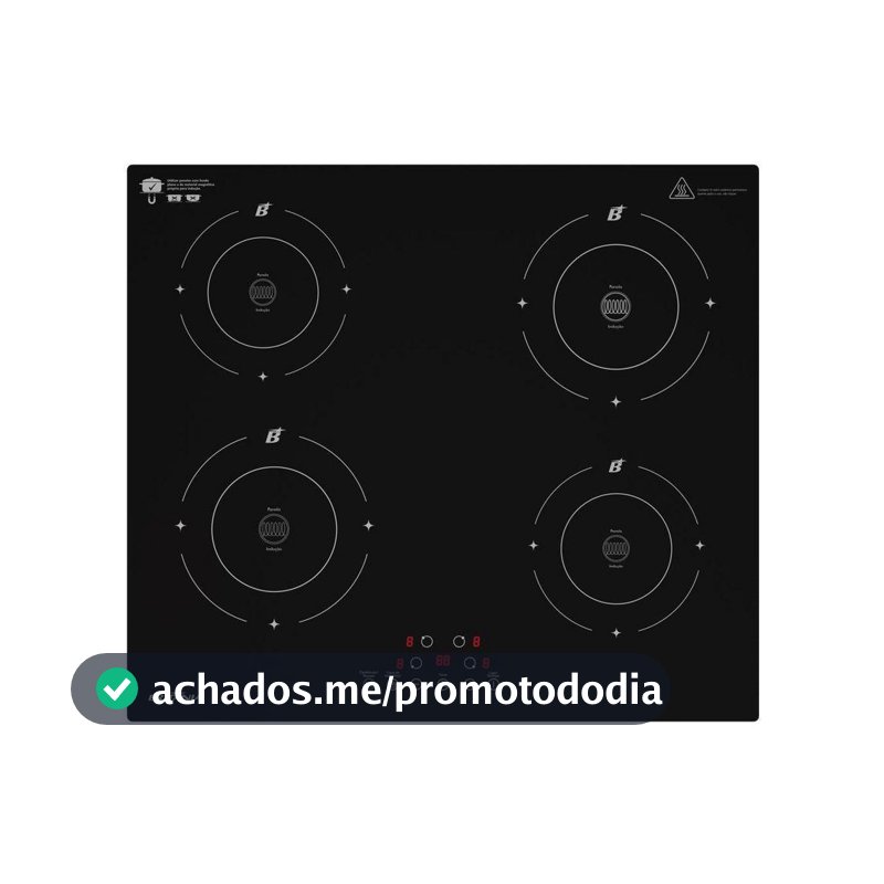 Cooktop De Indução Britânia 6000W BCTE40A 220V