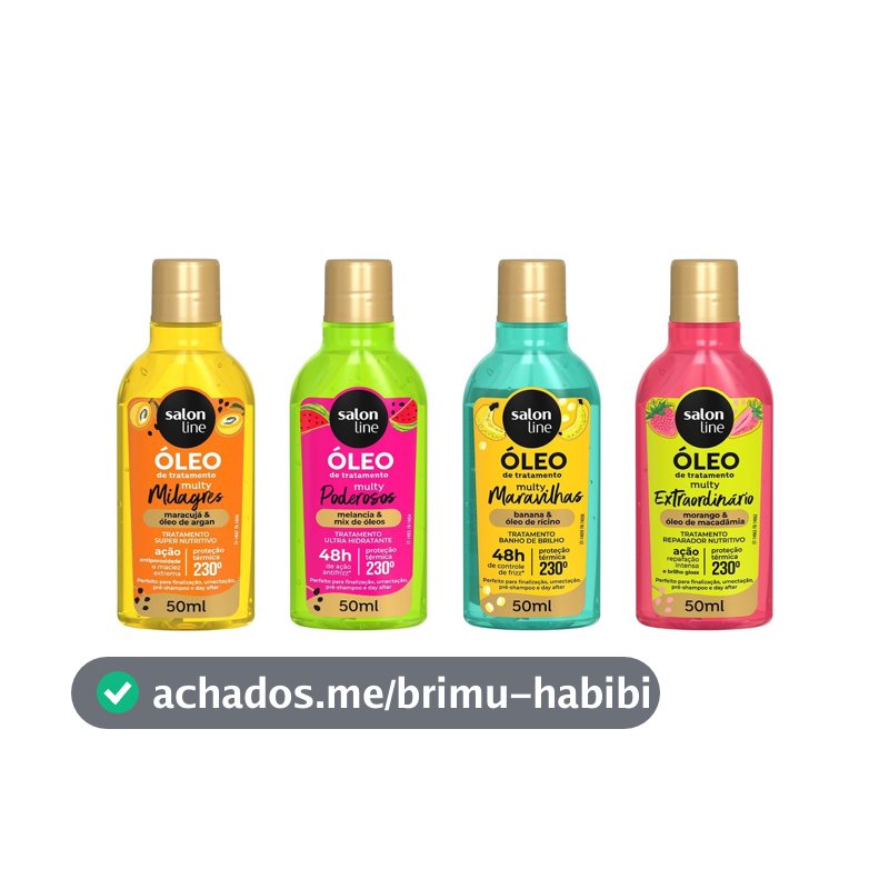 Kit Completo de Óleos de Tratamento Seleção Especial de Frutas Multy