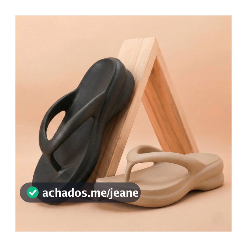 Tamanco Nuvem Plataforma Adulto Leve Infaltil Comfortavel Envio Já para Praia
