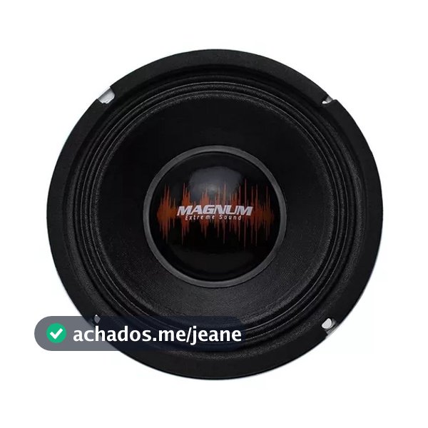 Kit 2 Alto Falante Magnum Médio Paredão 6 Pol 300w Rms Som 8 Ohms