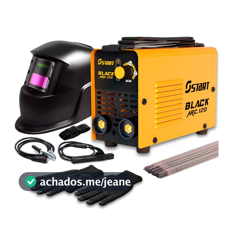 Maquina Inversora De Solda + Mascara e Eletrodo