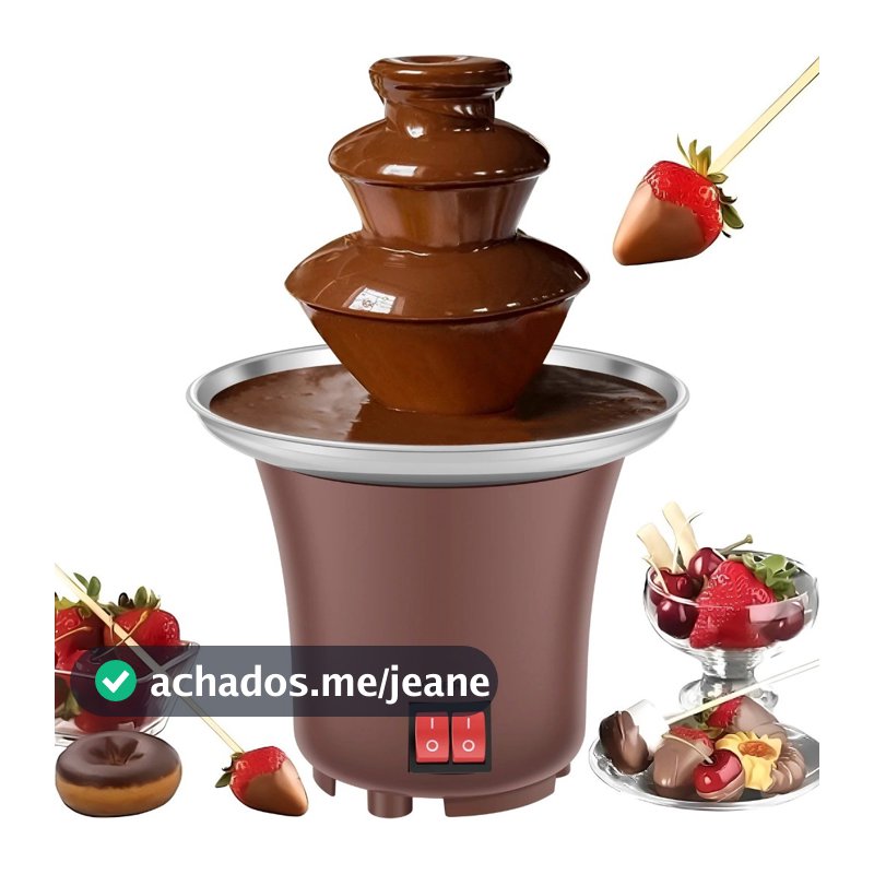 Fonte de Chocolate Panela de Fondue Mini Cascata Elétrica 220v!!!!!!!!!!!!!!!!!! Envio imediato