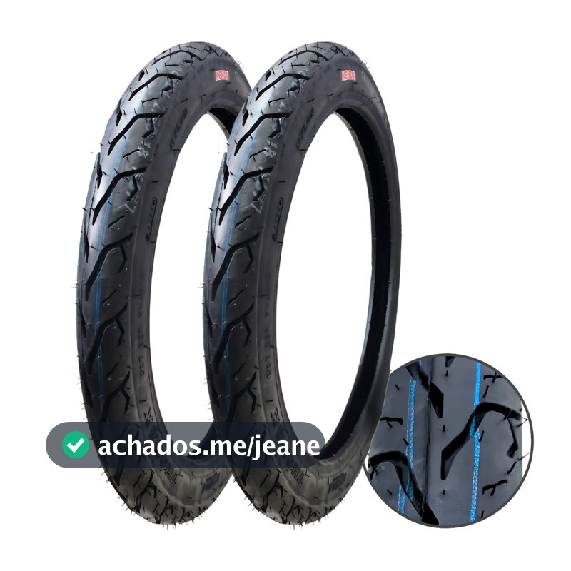 Par Pneu Mandrakinho 2.50-18 40P Kenda K677 Thorax Com Câmara