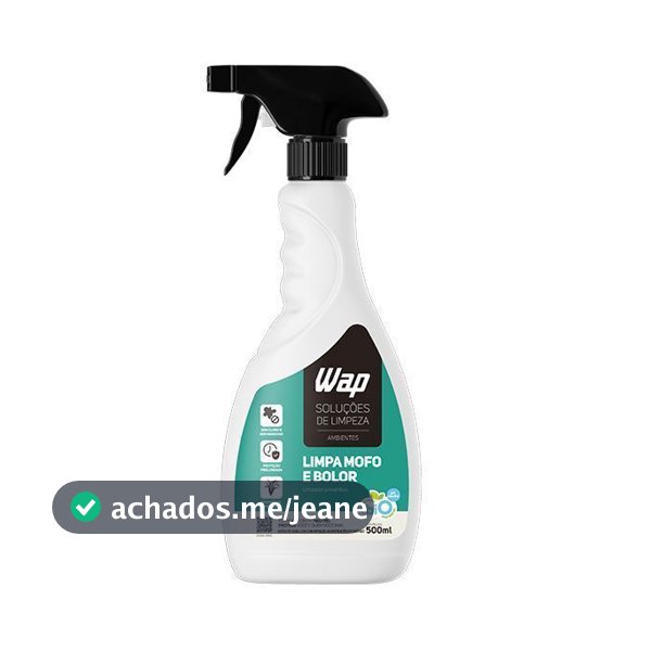 Removedor de Mofo e Bolor WAP LIMPA MOFO E BOLOR 500ml Fragrância Capim Limão Sem Cloro pH Neutro