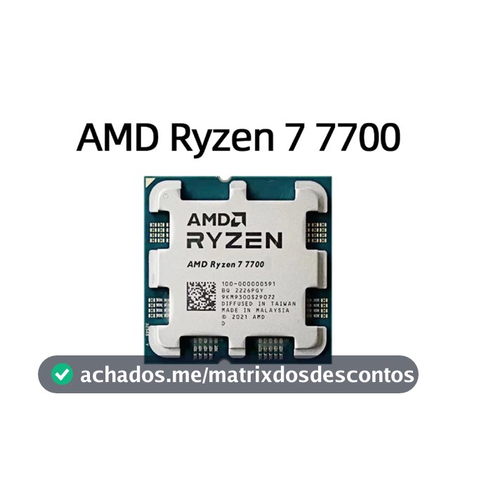 Processador Amd  Ryzen 7 7700 Am5 Oem