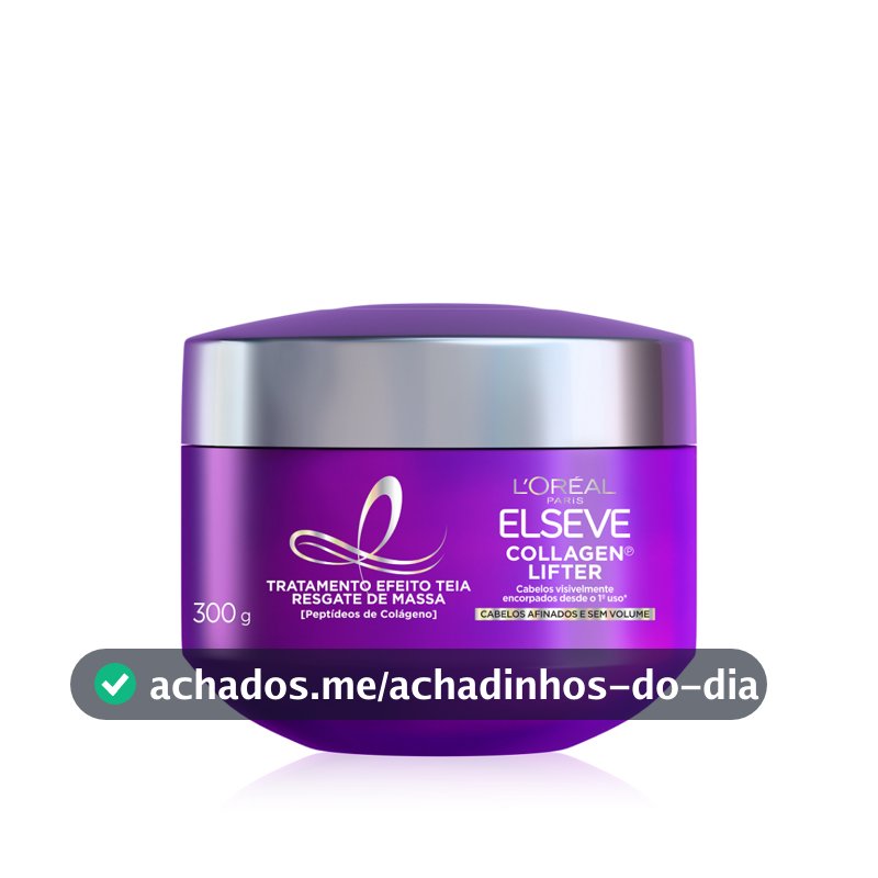 Tratamento Efeito Teia Resgate de Massa  L'Oréal Paris Elseve Collagen® Lifter 300g