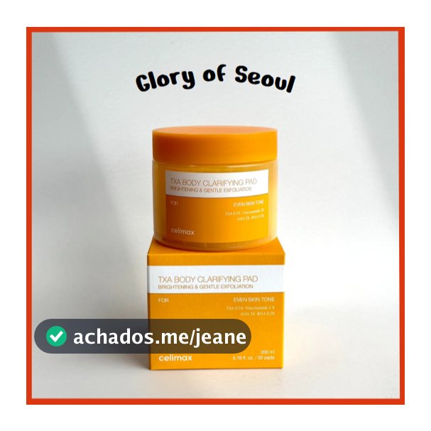 CELIMAX TXA Body Clarifying Pad, 50 Pads