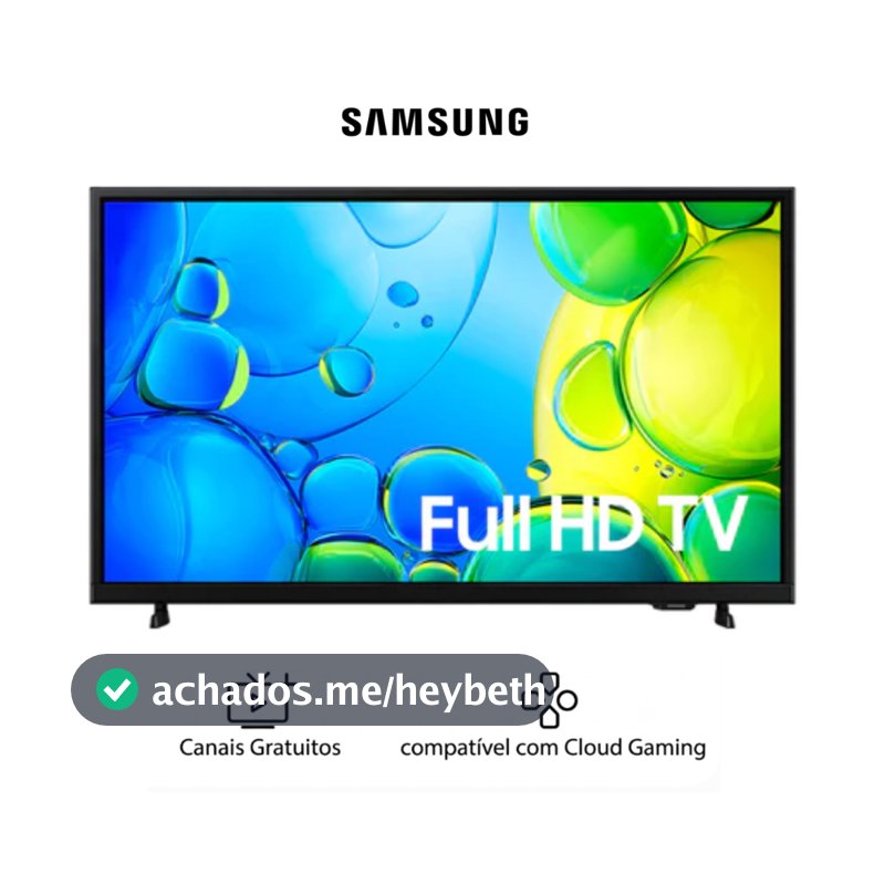 Samsung Smart TV 43 Polegadas FHD Modelo Ls43f6000fgxzd  Xbox Cloud Gaming Com Canais Gratuitos