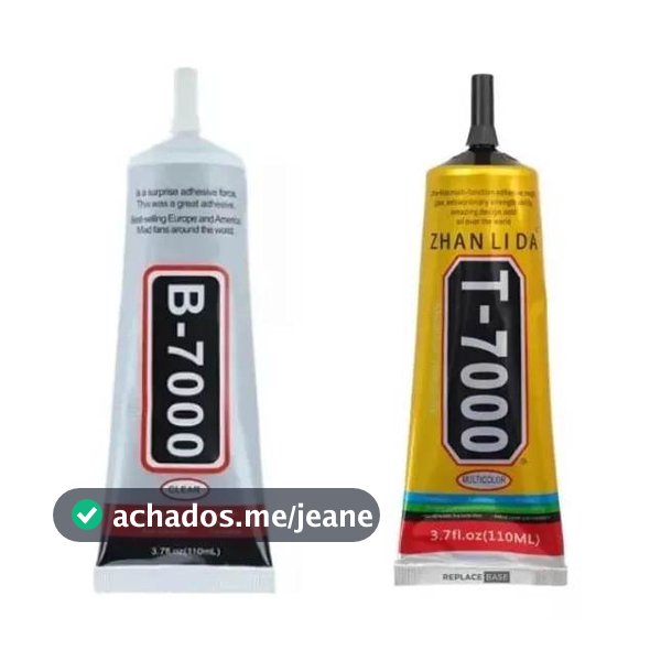 Cola para componentes eletrônicos em geral B7000/ T7000 15ml ou 110 ML | PRODUTO NOVO