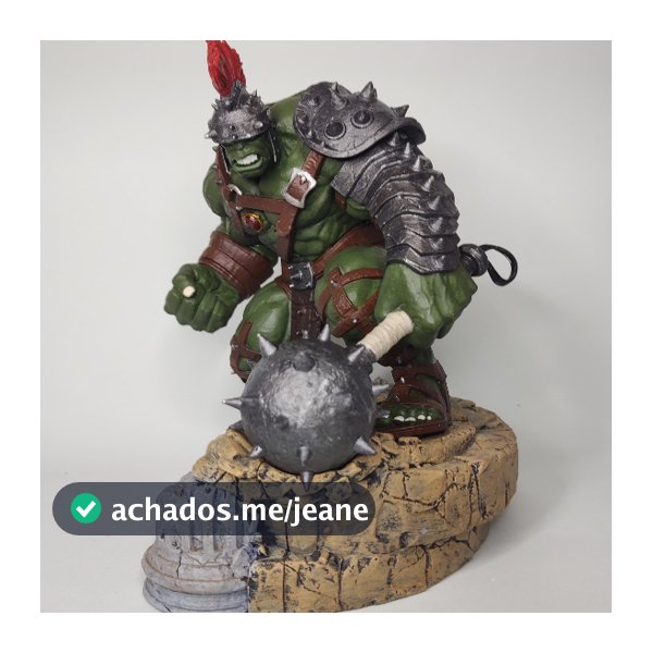 Action Figure Hulk Gladiador Boneco de Decoração O incrível Hulk Super-herói Disney Miniaturas