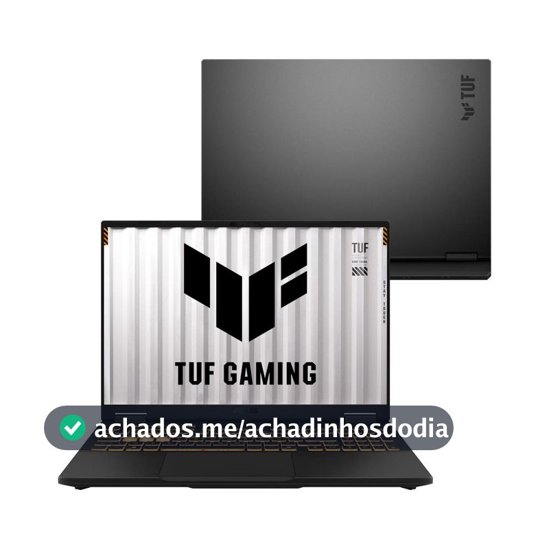 Notebook ASUS TUF Gaming F16 Intel i5  NVIDIA RTX™ 5060 16GB  512GB SSD  Windows 11, tela 16" LED FHD+ nível IPS- RV260W