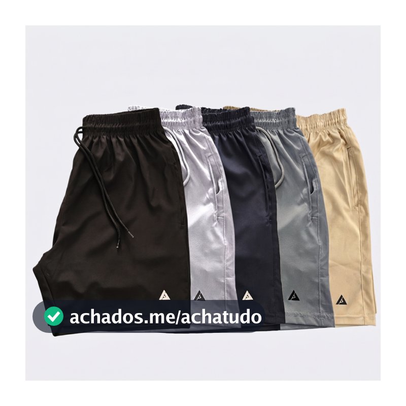 5 Bermudas Masculina Academia Praia Treino Corrida dryfit secagem rápida com elástic