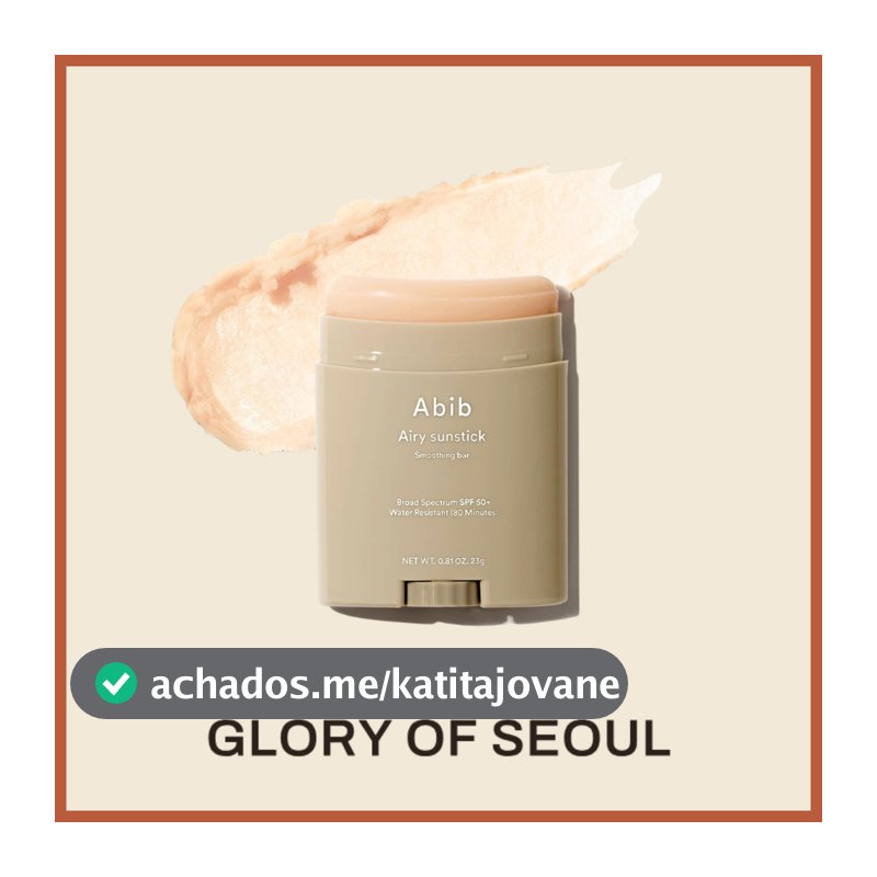 ABIB Airy sunstick Smoothing bar SPF50+ PA++++ 23g