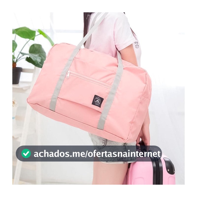 Bolsa de Viagem Mala Dobrável Capacidade Impermeável