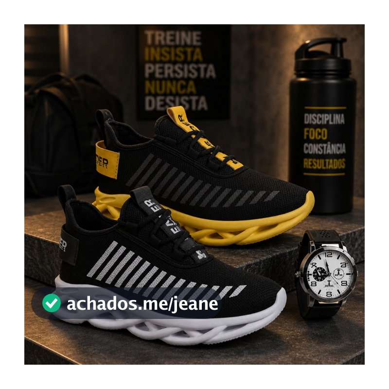 Kit 2 Tênis Masculino Header Infinite Várias Cores Promoção + Relógio