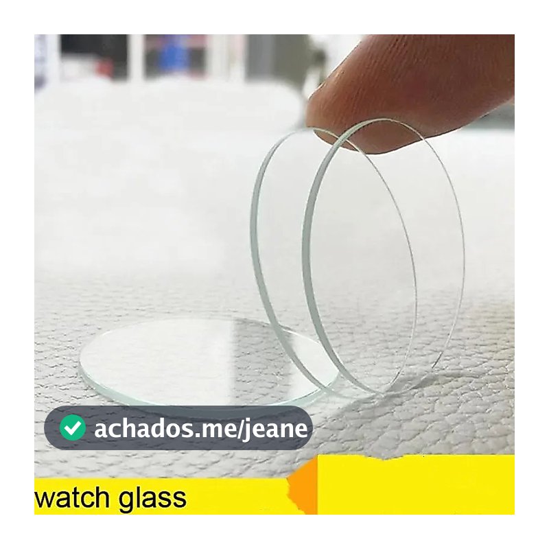 1pcs 20mm-45mm for 1mm Thickness Round Watch Glass Crystal Lens Smart Watch/Wristwatch Replacement Glass  Flat Mirror