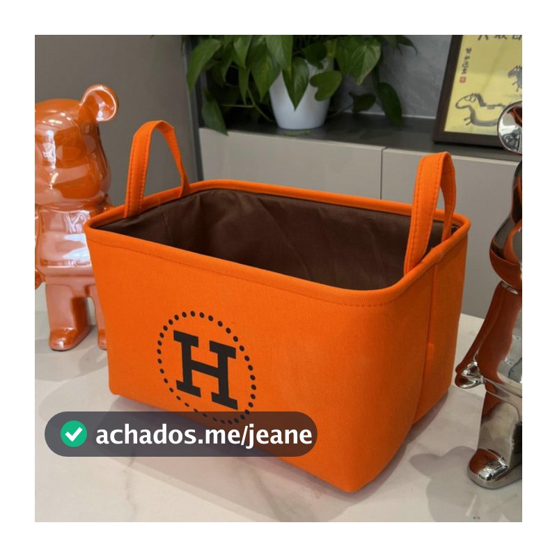 Love Orange Cesta de armazenamento pequena H doméstica Cesta de armazenamento moderna Caixa de armazenamento dobrável simples Caixa de armazenamento de brinquedos Diversos EVA
