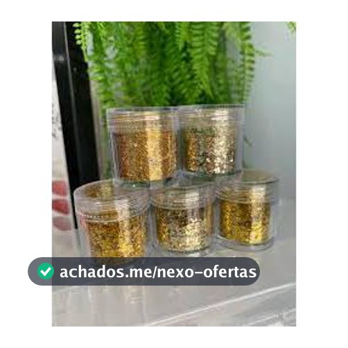 KIT 12 Glitter Floocado/Sortidos Carnaval glitter decoração de unhas glitter para unha Estrela Gold