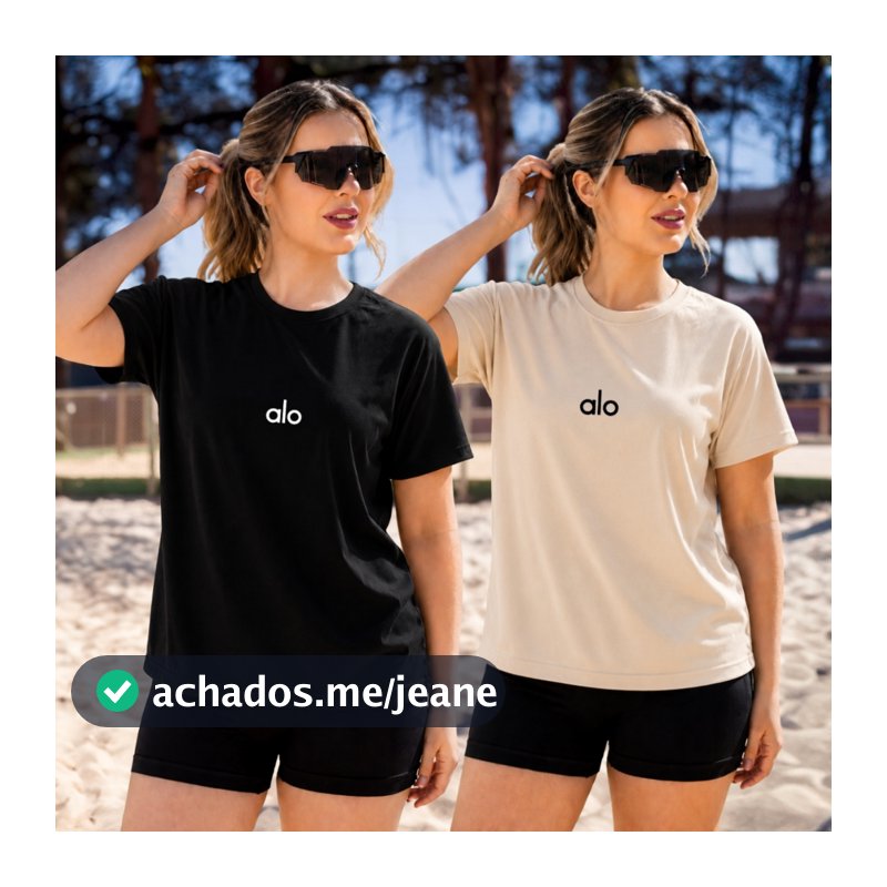 Kit 2 Camiseta Feminina Blusa Estilosa 100% Algodão Várias Cores