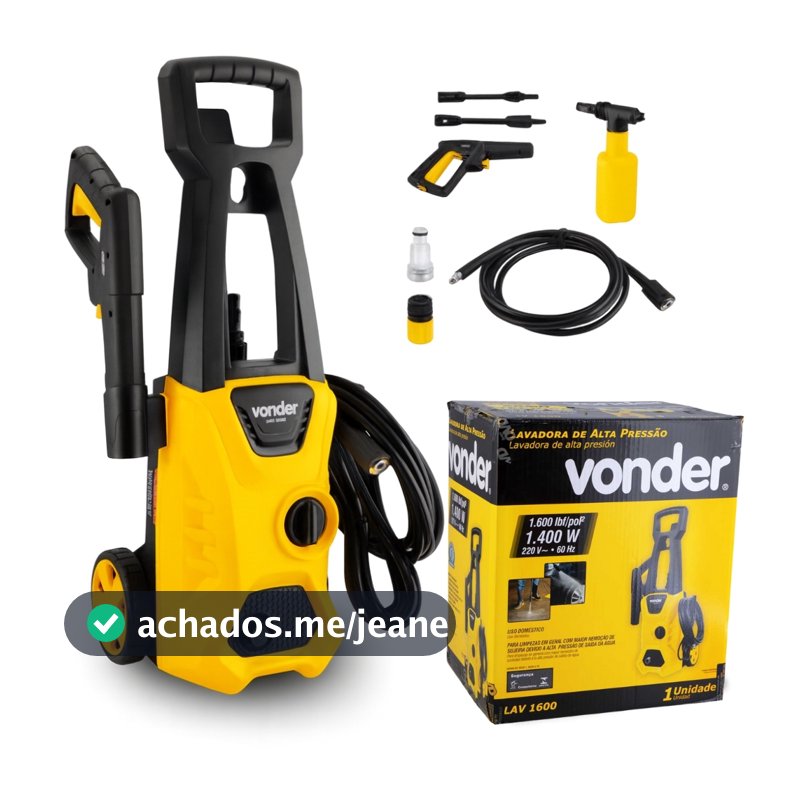 Lavadora De Alta Pressão LAV 1600 220V 1400W Vonder